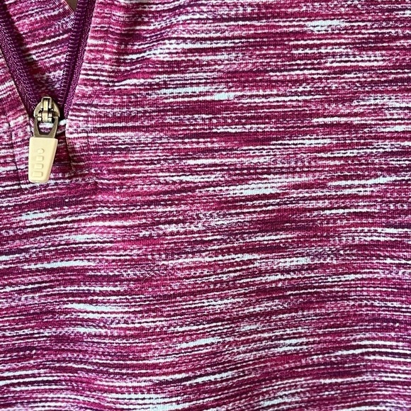 Lands End Sport size Large 14/16 quarter zip with thumb holes and back pocket - Picture 15 of 16